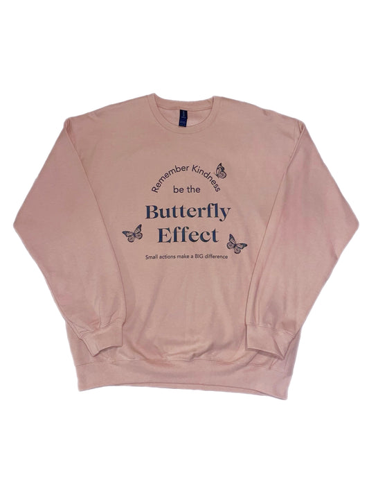 Butterfly Effect Sweatshirt - Blush