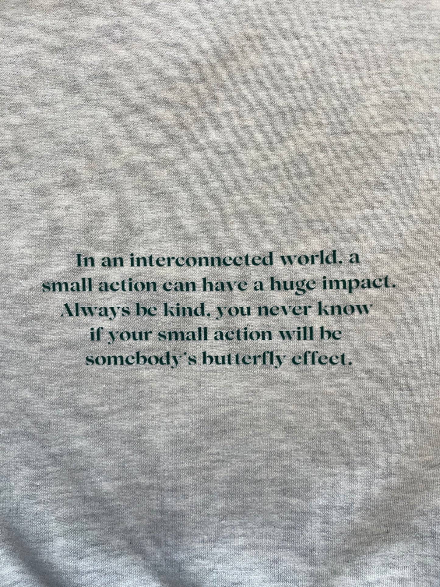 Butterfly Effect Sweatshirt - Emerald